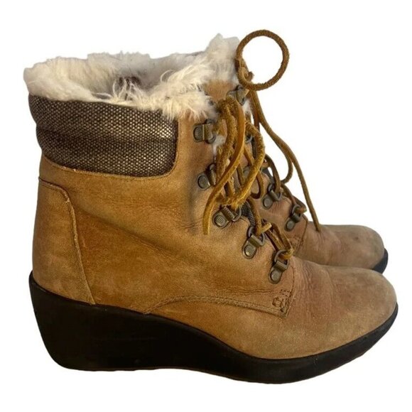 Sperry Women's Size 6 Luca‎ Peak Tan WATERPROOF Leather Ankle Boots STS97172 - Picture 1 of 12